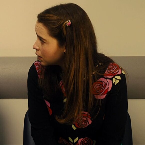 H&M Black Rose Sweater ASO Louisa Clark in Me Before You - Picture 9 of 9